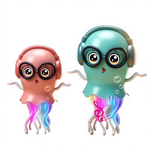 Dancing Octopus Robot Auto Obstacle Avoidance Educational Toy Interactive Music Lights Gift for Kids Age 4 5 6