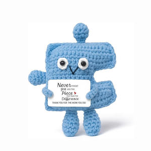 Poupée animale positive, ornements gnomes tissés à l'énergie positive, poupée œuf au crochet, jouet, cadeau, pendentif - Product Image 3