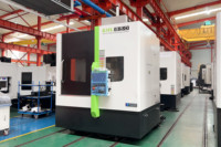 Mesin Bubut CNC Vertikal Fanuc GVL850 Single Spindle Medium Duty untuk Pemrosesan Logam Aluminium dengan Mesin Milling Presisi Tinggi