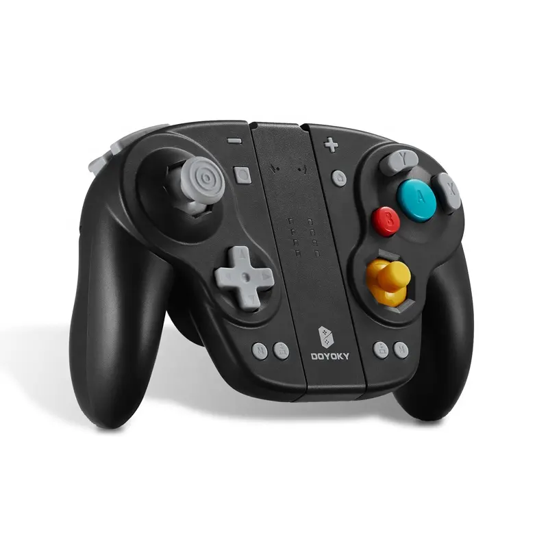 DOYOKY Hochwertige kabelgebundene/BT kabellose Hall-Effekt Joy Gamepad-Retro-Gamecube-Controller für Switch Nintendo-Spielsteuerung