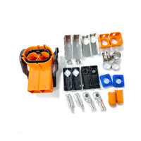 Kunststoffst ecker Hochspannung Auto Power 2-poliger Stecker Stecker und Buchse HVP800 HVSL HVIL 8mm 200A 50mm Kabel