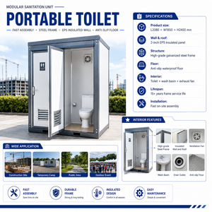 Cabine de Douche et Toilettes Mobiles Personnalisées pour Camping, Complexes, Parcs et Chantiers de Construction - Product Image 6