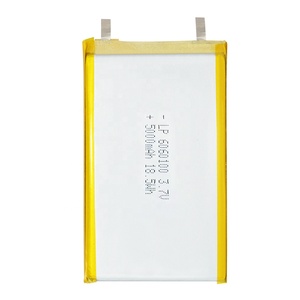 BIS Certified 6060100 Rechargeable <strong>Lipo</strong> <strong>Battery</strong> <strong>5000mAh</strong> 3.7v Lithium Polymer <strong>Battery</strong> for Power Bank Light - Product Image 1