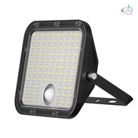 Faro LED Solare Serie Cube 4800lm con Cavo da 5M, Telecomando e 3 Modalità di Illuminazione Opzionali