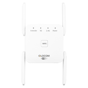 QLOCOM 1200Mbps WLAN-Verstärker für Innenräume, Kabelloser WLAN-Repeater, Reichweitenverstärker mit EU/US/AU/UK-Steckern, WLAN-Repeater Access Point - Product Image 3