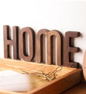 Monogramma di legno decorazione della parete lettera fai da te arredamento per la casa decorare lettere di legno alfabeto giappone stile nordico solido arte popolare - Product Image 1