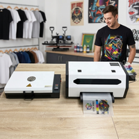 Imprimante DTF pour T-shirts Fninkjet nouvelle génération 13 pouces automatique A3 XP600 33 cm tout-en-un avec impression de film DTF et prise en charge de l'encre DTF Flex