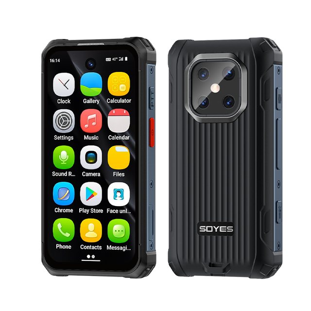New Arrival Global Version SOYES Maxo Mini Rugged Phone 6GB+128GB 3.88 Inch Android 12.0 MTK6762 Octa Core 4G Smartphone