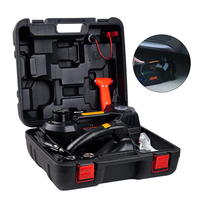 Cric électrique 3-en-1 portable 12V 5 tonnes avec clé à chocs et pompe de gonflage de pneus