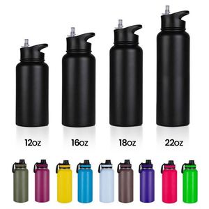 Botella de Agua de Acero Inoxidable Aislada al Vacío de 32oz, Personalizable al por Mayor, 24 Horas de Aislamiento Térmico, Libre de BPA, con Logotipo Personalizado para Deportes al Aire Libre - Product Image 2