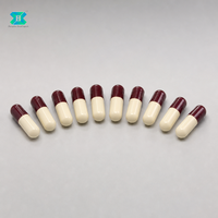 Capsules végétales vides colorées en HPMC, végétaliennes, dures, tailles 0, 00, 1, 2, 3, certifiées FDA, logo personnalisé