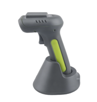 Lecteur de codes-barres portable robuste sans fil BT avec capteur CMOS et interface USB, RFID UHF DPM QR/1D/2D industriel, IP65
