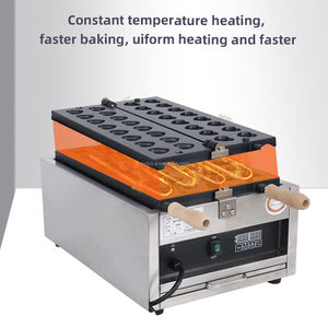 <span class=keywords><strong>Gaufrier</strong></span> <span class=keywords><strong>professionnel</strong></span> commercial mini-cœur intelligent pour 16 gaufres en forme de cœur pour restaurants, boulangeries et snack-bars - Product Image 4