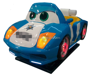 2 CHỖ NGỒI Bắt Kẻ trộm siêu xe cảnh sát 3D lái xe tương tác xu-op Kiddie đi xe cho công viên giải trí gia đình lễ hội - Product Image 3