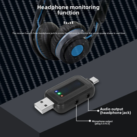 Micrófono WX8 Tipo-C para Teléfono, Micrófono USB Plug and Play para Grabación en PC, Micrófonos Inalámbricos Portátiles para Smartphones