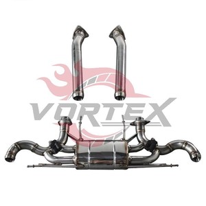 Système d'échappement Valvetronic haute performance Vortex SS304 compatible avec Aston Martin DB11 V12 5.2L, kit de tuning silencieux arrière pour course. - Product Image 1