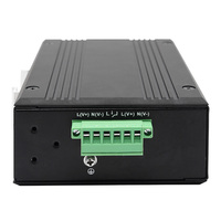 Commutateur Ethernet POE UOTEK 10/100M 5 ports, norme EEE 802.3af/at, protection contre les surtensions sur rail DIN, backplane 1.2G full-duplex