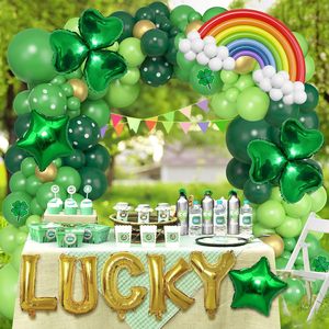 165 pz St Patricks giorno palloncini ghirlanda Kit arco arcobaleno in oro verde a forma di <span class=keywords><strong>stella</strong></span> palloncino per decorazione di forniture portafortuna - Product Image 3