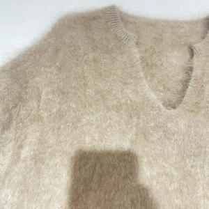 <span class=keywords><strong>Maglione</strong></span> lavorato a maglia in Cashmere 100% personalizzato moda invernale spazzolato <span class=keywords><strong>maglione</strong></span> lavorato a maglia pelosa da donna sfocato popolare <span class=keywords><strong>maglione</strong></span> lavorato a maglia Casual da donna - Product Image 6