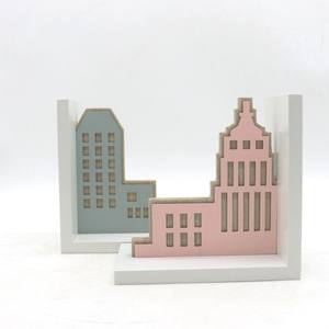 Serre-livres décoratifs en bois pour enfants extrémités d'étagère de <span class=keywords><strong>bureau</strong></span> Vintage personnalisé Unique serre-livres Vente en gros - Product Image 5