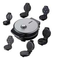 Anbolife - Máquina para Hacer Sándwiches 11 en 1 con 11 Placas Antiadherentes para Waffles, Donuts, Hot Dogs, Desayunos y Snacks, para el Hogar y la Cocina, OEM ODM