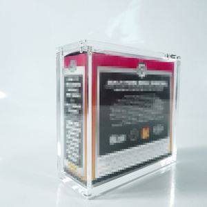 Ventes chaudes FX : Boîte de présentation de vêtements en acrylique transparente rectangulaire moderne avec couvercle magnétique - Product Image 3