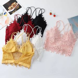 บราสายรัดอกไร้สายยืดหยุ่นสูงเสื้อชั้นในไร้ตะเข็บทรงท่อด้านหลังตัวยู - Product Image 4