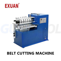 Machine à refendre les sangles en cuir Machine à refendre automatique à double tête simple Machine à refendre les ceintures de bagages à bandoulière en PVC