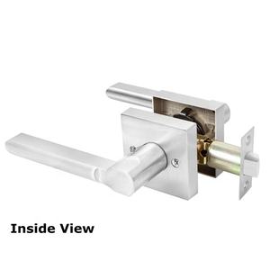 Poignée <span class=keywords><strong>de</strong></span> <span class=keywords><strong>porte</strong></span> à levier <span class=keywords><strong>de</strong></span> confidentialité/passage avec serrure et clé, ensemble <span class=keywords><strong>de</strong></span> poignées carrées fines [pour <span class=keywords><strong>porte</strong></span> <span class=keywords><strong>d</strong></span>'<span class=keywords><strong>entrée</strong></span> ou <span class=keywords><strong>de</strong></span> bureau, réversible pour les côtés droit et gauche] - Product Image 2