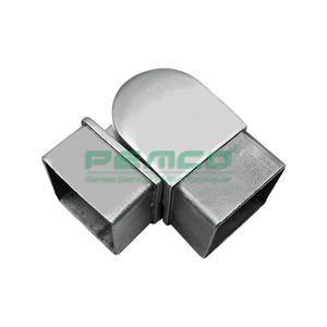 صب عالية الجودة في الأماكن المغلقة درابزين سلم معدني 304 316 الفولاذ المقاوم للصدأ أنبوب قابل للتعديل وصلة أنبوب - Product Image 3