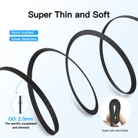 UNIEAN - Cable Plano USB C de 1M, 40Gbps, 8k, Tipo C, Carga Rápida, Cable de Datos para iPhone y Android