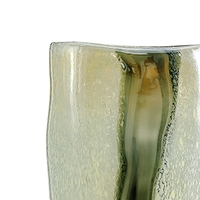 Décor Cylindre Moderne Simpleelegant Vase Ovale Fleurs Vase En Verre Pièce Maîtresse De Table De Luxe Vases En Verre Blanc Pour Plantes En Plein Air