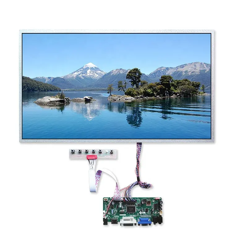 Papan Pengontrol Lvds 40 Pin, Layar LCD Laptop 17.3 Inci 1600*900, Kit Display LCD