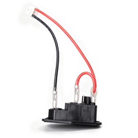 Prise de panneau d'alimentation CA IEC320 C8 C13 C14 avec fusible, prise à interrupteur 3 en 1, prise de câblage PDU UPS 10A noire