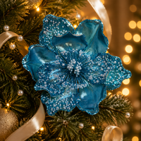 Fleurs artificielles, fleurs de poinsettia, fleurs de Noël, décorations de cérémonie, décorations de Noël, taille personnalisée, vente en gros, intérieur