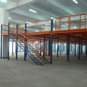 Nhà Máy Trực Tiếp Bán Buôn Đa-Tier Tầng Lửng Pallet Kệ Hệ Thống Thép Kệ Xếp Chồng Kệ Lửng Lưu Trữ Giải Pháp