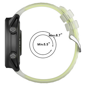 Мягкий силиконовый ремешок для Garmin предвестник 570 Желе Стиль спортивные часы ремешок 20 мм 22 мм ремешок - Product Image 3