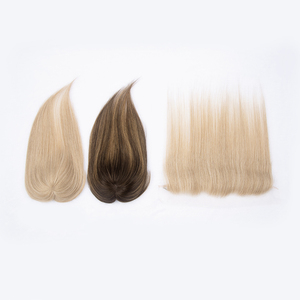 สินค้าพร้อมส่งเร็ว ผมแท้ 100% วิกผม วิกผมแท้จากรัสเซียสำหรับผู้หญิง ท็อปเปอร์ผมสำหรับผู้หญิง  แฮร์พีชสำหรับผู้ค้าส่งรายย่อย - Product Image 2