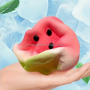 Summer Bestseller Watermelon <b>Squeeze</b> Toy Slow Rebound Soft Moist High Quality PU Multi Color Cute Stress Relief Sensory Toy - Product Image 6