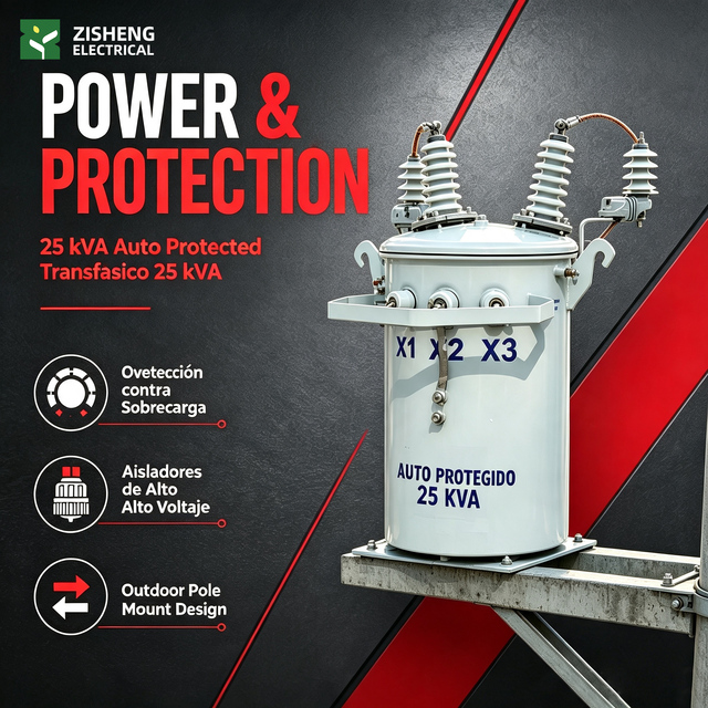 11kV 400V IEC Certified Pure Copper Winding Weatherproof Overload Protection Rural Power Distribution Pole Mounted Transformer