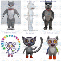 Costumes de mascotte de personnage 3D Hola / Costumes de mascotte de club de football