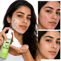TWG RTS Nettoyant Visage Arbre à Thé 200ml en Promotion – Nettoyage Profond Anti-Acné pour Femmes à Peau Grasse