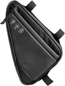 OEM Factory High Reflective Waterproof 1.5L Capacity 600D Oxford+PU Material Multi-function <b>Bicycle</b> <b>Frame</b> Storage Triangle Bag - Product Image 3