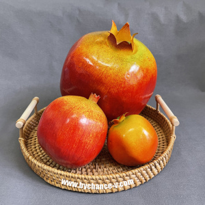 Fruta exótica, arte artesanal, fruta artificial de verano, <span class=keywords><strong>Granada</strong></span> falsa grande de gran tamaño para escaparates de tiendas, decoración de Parque de Atracciones zoológico - Product Image 1
