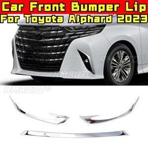 Accessoires extérieurs pour Toyota Alphard 2023 : Lame de pare-chocs avant, séparateur, diffuseur, spoiler, protection de pare-chocs, kit carrosserie - Product Image 2