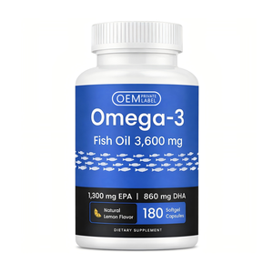 Oem/odm Supplement Manufacturer's Omega 3 Fish Oil Softgel 3600mg Epa Dha Ingredients - Product Image 1