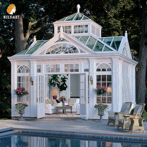 Jardin extérieur Grand style occidental ornemental en fer forgé Gazebo Solaires Maisons en verre - Product Image 2