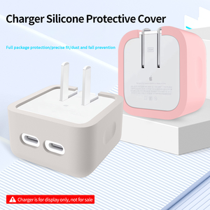 Chargeurs de téléphone portable en silicone souple en gros à prix d'usine en ligne pour adaptateur secteur mini double USB-C <span class=keywords><strong>35W</strong></span> <span class=keywords><strong>Apple</strong></span> - Product Image 1
