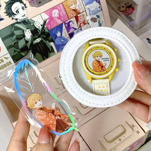 Autentico Orologio Eaki <span class=keywords><strong>Demon</strong></span> <span class=keywords><strong>Slayer</strong></span> <span class=keywords><strong>Kimetsu</strong></span> <span class=keywords><strong>No</strong></span> <span class=keywords><strong>Yaiba</strong></span> Blind Box Vol.2 Serie Forge Time 9 pz/Set Orologio da Polso <span class=keywords><strong>Anime</strong></span> da Collezione Regalo - Product Image 4