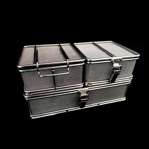 Cidabio Stainless Steel Wire <b>Basket</b> 30x20x10cm With 0.6mm Hole For Dental Instrument Sterilization And Storage - Product Image 1